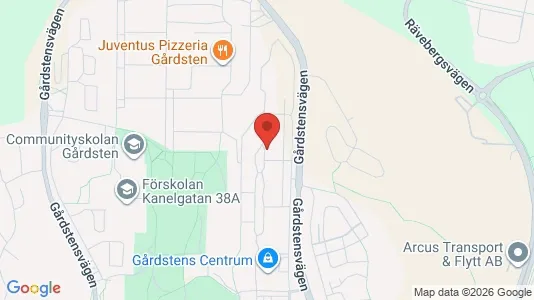 Apartments for rent i Angered - kort over placeringen