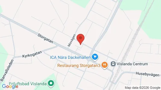 Apartments for rent i Alvesta - kort over placeringen