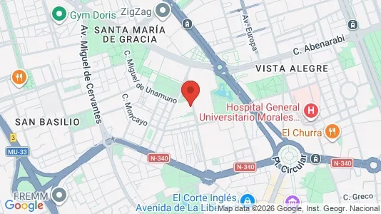 Apartments for rent i Murcia - kort over placeringen