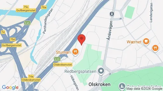 Rooms for rent i Örgryte-Härlanda - kort over placeringen