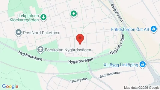 Apartments for rent i Linköping - kort over placeringen