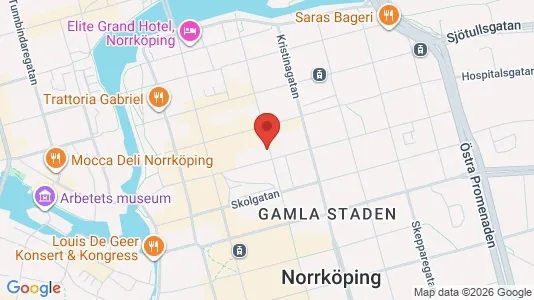 Apartments for rent i Norrköping - kort over placeringen