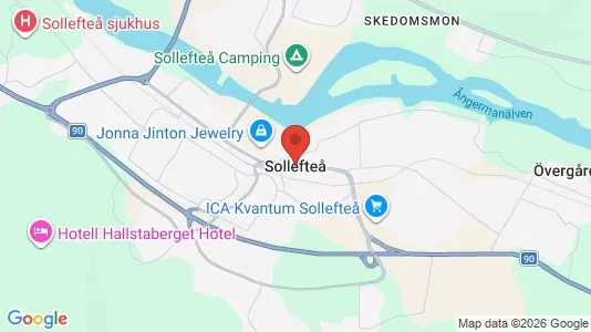 Apartments for rent i Sollefteå - kort over placeringen