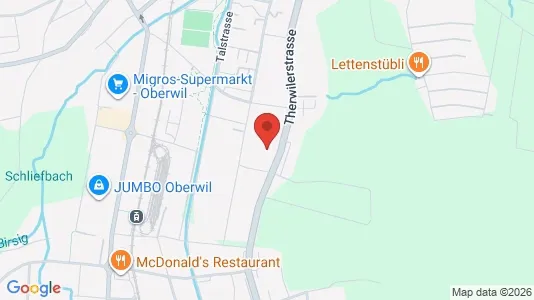 Apartments for rent i Arlesheim - kort over placeringen