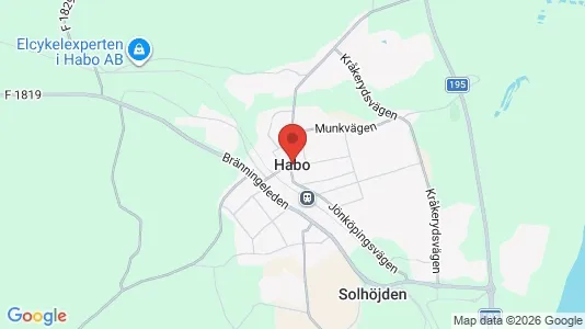 Houses for rent i Håbo - kort over placeringen