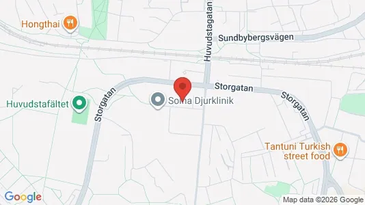 Apartments for rent i Solna - kort over placeringen