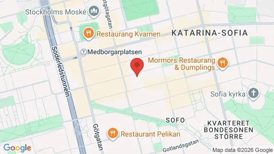 Apartments for rent i Södermalm - kort over placeringen
