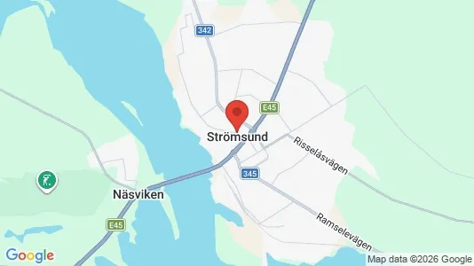 Houses for rent i Strömsund - kort over placeringen