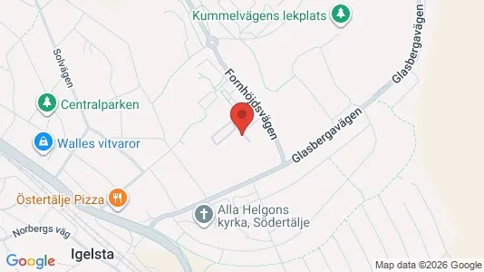 Apartments for rent i Södertälje - kort over placeringen