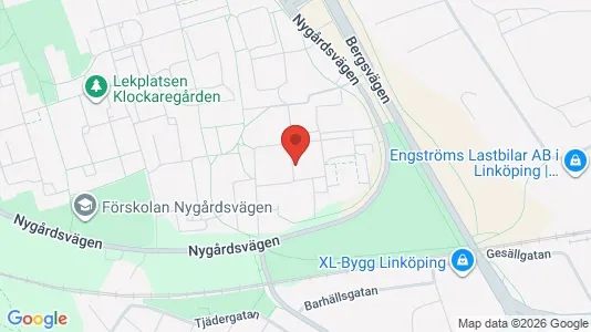 Apartments for rent i Linköping - kort over placeringen