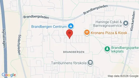 Apartments for rent i Haninge - kort over placeringen