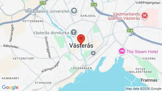 Houses for rent i Västerås - kort over placeringen
