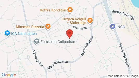 Apartments for rent i Södertälje - kort over placeringen