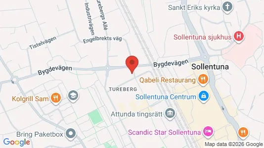 Apartments for rent i Sollentuna - kort over placeringen
