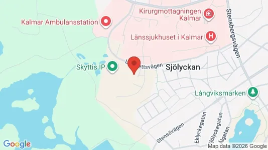 Apartments for rent i Kalmar - kort over placeringen