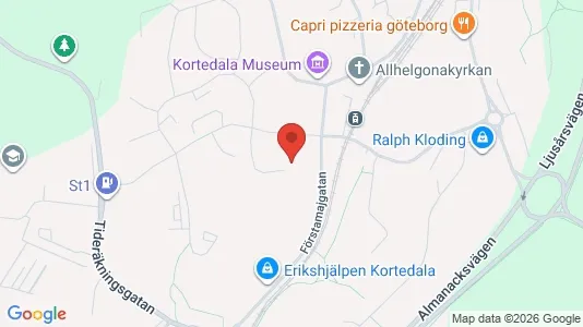Apartments for rent i Gothenburg East - kort over placeringen