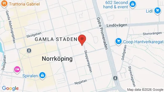 Apartments for rent i Norrköping - kort over placeringen
