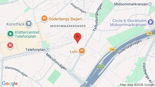 Apartments for rent i Stockholm South - kort over placeringen