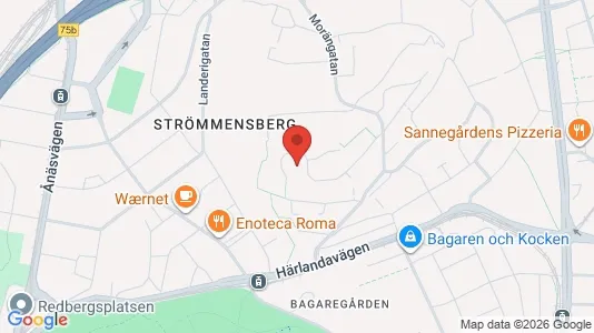 Apartments for rent i Örgryte-Härlanda - kort over placeringen