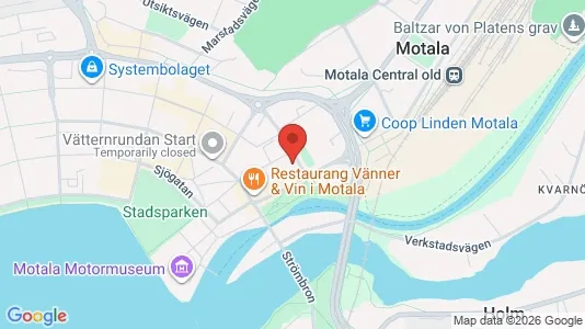 Apartments for rent i Motala - kort over placeringen