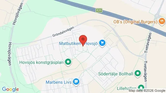 Apartments for rent i Södertälje - kort over placeringen