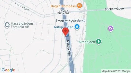 Apartments for rent i Stockholm South - kort over placeringen