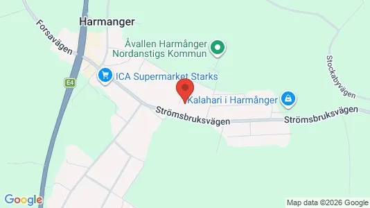 Apartments for rent i Nordanstig - kort over placeringen