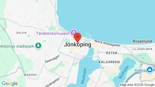 Houses for rent i Jönköping - kort over placeringen