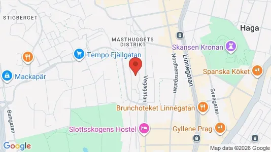 Apartments for rent i Gothenburg City Centre - kort over placeringen