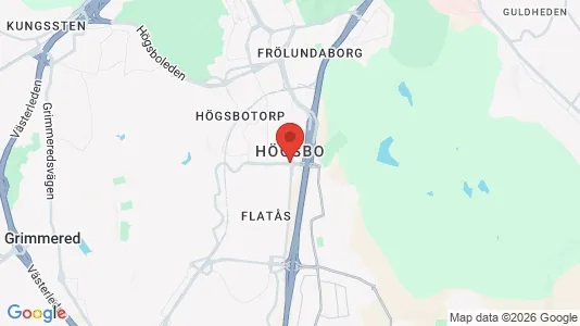 Rooms for rent i Askim-Frölunda-Högsbo - kort over placeringen