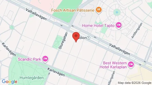 Apartments for rent i Östermalm - kort over placeringen