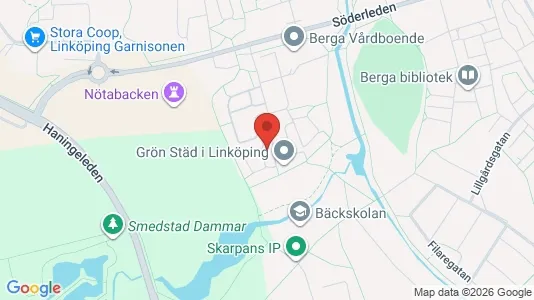 Apartments for rent i Linköping - kort over placeringen