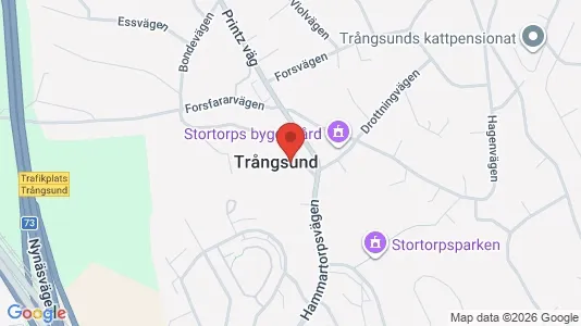 Rooms for rent i Huddinge - kort over placeringen