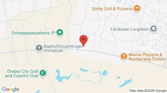 Apartments for rent i Örebro - kort over placeringen