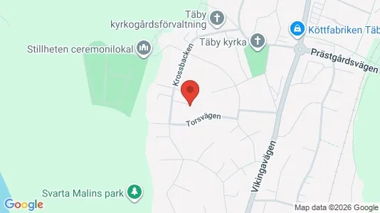 Apartments for rent i Täby - kort over placeringen