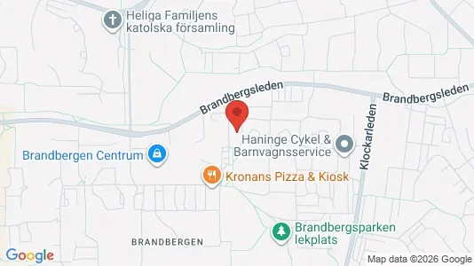 Apartments for rent i Haninge - kort over placeringen