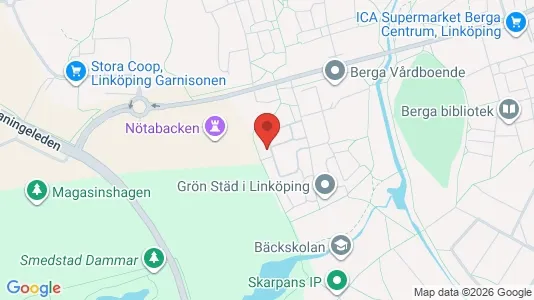 Apartments for rent i Linköping - kort over placeringen