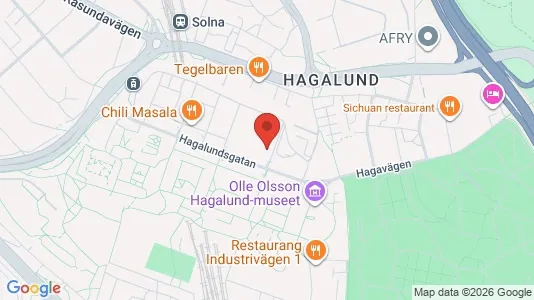 Apartments for rent i Solna - kort over placeringen