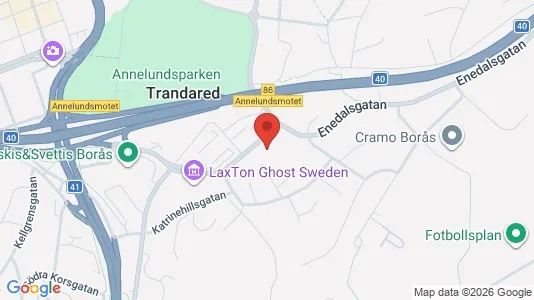Apartments for rent i Borås - kort over placeringen