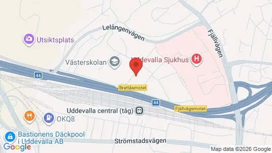 Apartments for rent i Uddevalla - kort over placeringen