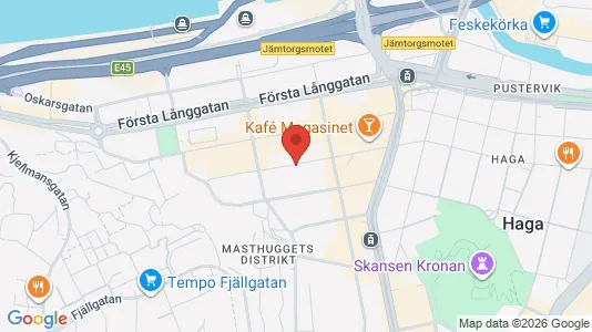 Apartments for rent i Gothenburg City Centre - kort over placeringen