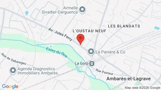 Apartments for rent i Bordeaux - kort over placeringen