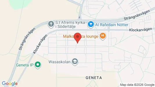 Apartments for rent i Södertälje - kort over placeringen