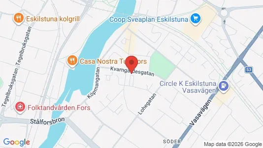 Apartments for rent i Eskilstuna - kort over placeringen