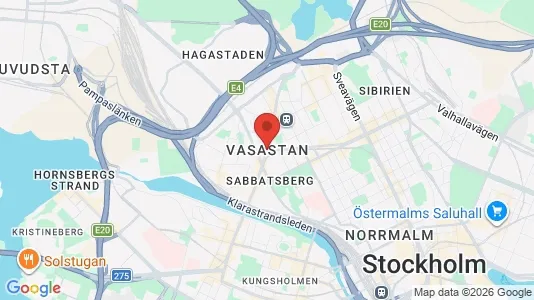 Apartments for rent i Vasastan - kort over placeringen