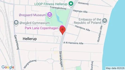Apartments for rent i Hellerup - kort over placeringen
