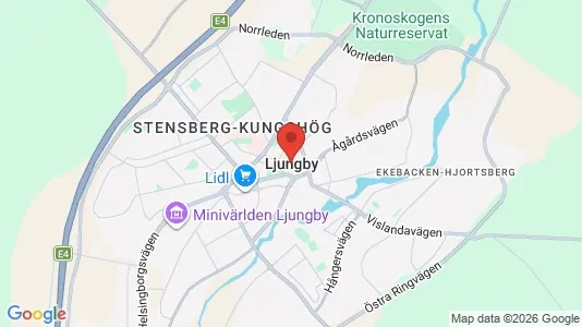 Apartments for rent i Ljungby - kort over placeringen