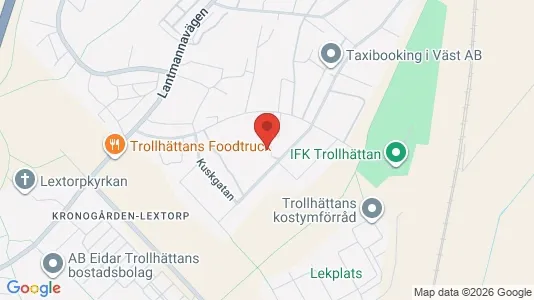 Apartments for rent i Trollhättan - kort over placeringen
