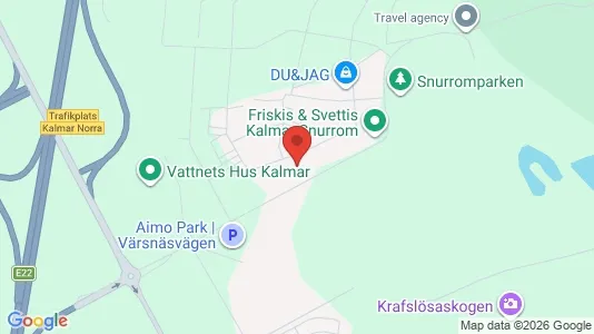 Apartments for rent i Kalmar - kort over placeringen