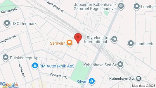Apartments for rent i Valby - kort over placeringen